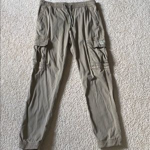 Khaki joggers